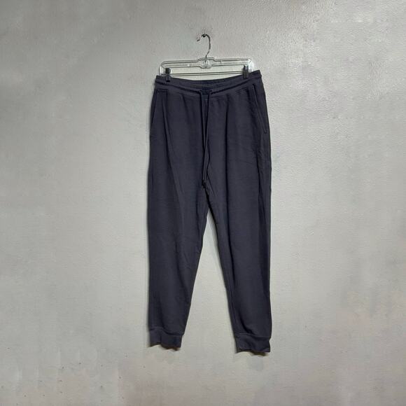 Daniel Buchler Gray Waffle Knit Drawstring Joggers Sz L - Picture 2 of 13